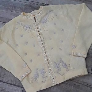 VINTAGE BEADED SWEATER...
